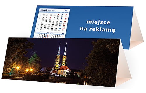 kalendarze biurkowe - piramidki - wzór KP3-106