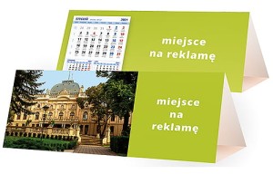 Kalendarze biurkowe - PIRAMIDKA duża - wzór KP3-107