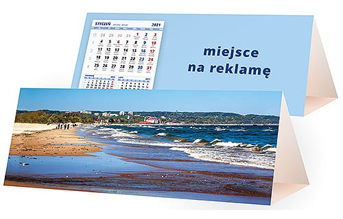 kalendarze biurkowe - piramidki - wzór KP3-108