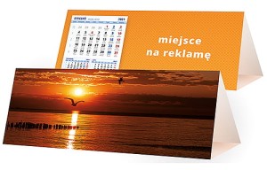 Kalendarze biurkowe - PIRAMIDKA duża - wzór KP3-109