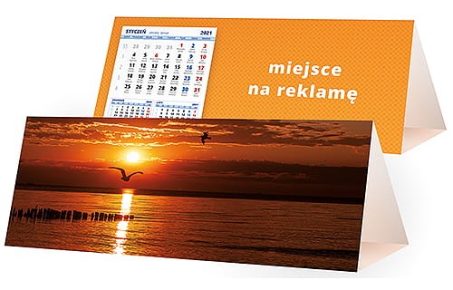 kalendarze biurkowe - piramidki - wzór KP3-109