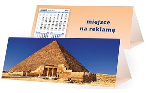 Kalendarze biurkowe - PIRAMIDKA duża - wzór KP3-110