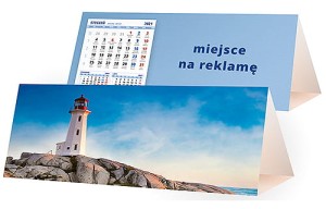 Kalendarze biurkowe - PIRAMIDKA duża - wzór KP3-112