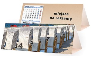 Kalendarze biurkowe - PIRAMIDKA duża - wzór KP3-113