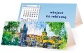 kalendarze biurkowe - piramidki - wzór KP3-114
