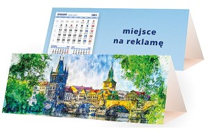 Kalendarze biurkowe - PIRAMIDKA duża - wzór KP3-114