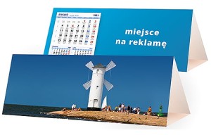 Kalendarze biurkowe - PIRAMIDKA duża - wzór KP3-115