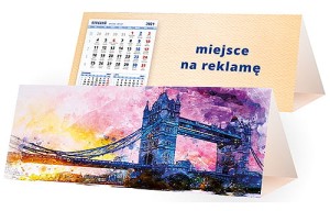 Kalendarze biurkowe - PIRAMIDKA duża - wzór KP3-120