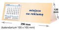 kalendarze biurkowe - piramidki - wzór KP3-120