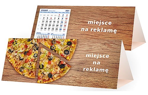 kalendarze biurkowe - piramidki - wzór KP3-122
