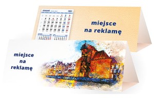 Kalendarze biurkowe - PIRAMIDKA duża - wzór KP3-123