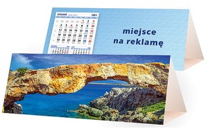 Kalendarze biurkowe - PIRAMIDKA duża - wzór KP3-125