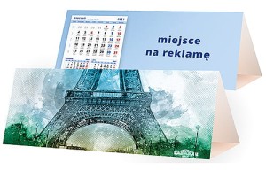 Kalendarze biurkowe - PIRAMIDKA duża - wzór KP3-126