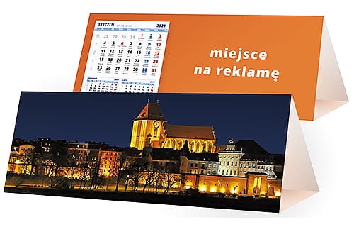 kalendarze biurkowe - piramidki - wzór KP3-127