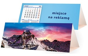 Kalendarze biurkowe - PIRAMIDKA duża - wzór KP3-128