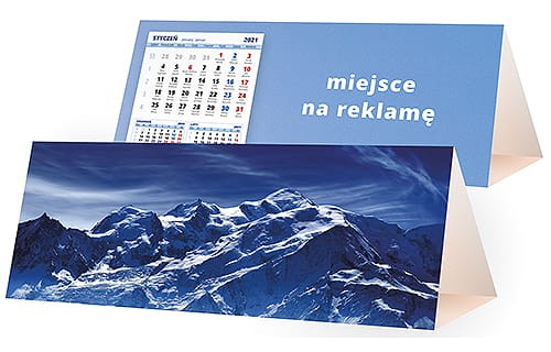 kalendarze biurkowe - piramidki - wzór KP3-130