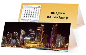 Kalendarze biurkowe - PIRAMIDKA duża - wzór KP3-131