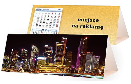 kalendarze biurkowe - piramidki - wzór KP3-131
