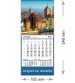 Kalendarze magnetyczne na lodówkę lub kalendarze ścienne MINI - wzór: KM1-001