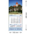 Kalendarze magnetyczne na lodówkę lub kalendarze ścienne MINI - wzór: KM1-003
