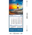 Kalendarze magnetyczne na lodówkę lub kalendarze ścienne MINI - wzór: KM1-006