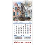 Kalendarze magnetyczne lub ścienne MINI - wzór KM1-010