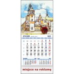 Kalendarze magnetyczne lub ścienne MINI - wzór KM1-041