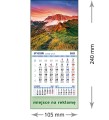 Kalendarze magnetyczne na lodówkę lub kalendarze ścienne MINI - wzór: KM1-047