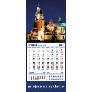 Kalendarze magnetyczne lub ścienne MINI - wzór KM1-067
