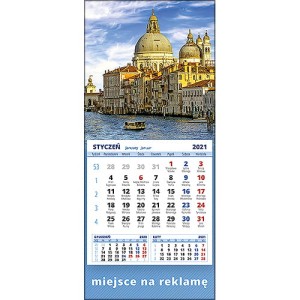Kalendarze magnetyczne lub ścienne MINI - wzór KM1-070