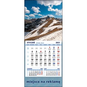 Kalendarze magnetyczne lub ścienne MINI - wzór KM1-080