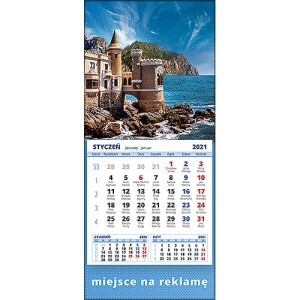 Kalendarze magnetyczne lub ścienne MINI - wzór KM1-081