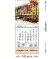 Kalendarze magnetyczne na lodówkę lub kalendarze ścienne MINI - wzór: KM1-084