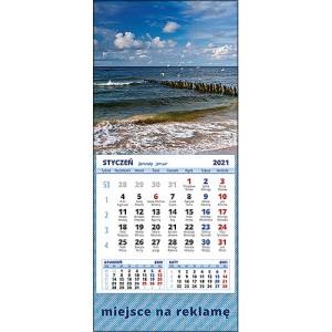 Kalendarze magnetyczne lub ścienne MINI - wzór KM1-087