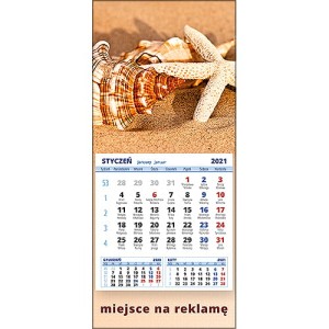 Kalendarze magnetyczne lub ścienne MINI - wzór KM1-088