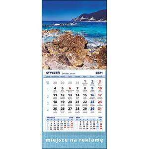 Kalendarze magnetyczne lub ścienne MINI - wzór KM1-094