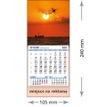 Kalendarze magnetyczne na lodówkę lub kalendarze ścienne MINI - wzór: KM1-095
