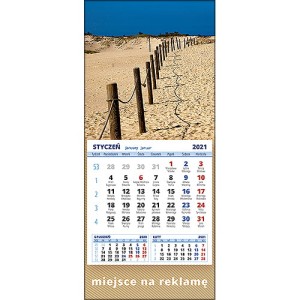 Kalendarze magnetyczne lub ścienne MINI - wzór KM1-099