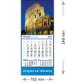 Kalendarze magnetyczne na lodówkę lub kalendarze ścienne MINI - wzór: KM1-102