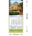 Kalendarze magnetyczne na lodówkę lub kalendarze ścienne MINI - wzór: KM1-107