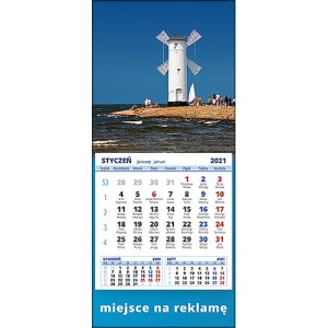 Kalendarze magnetyczne lub ścienne MINI - wzór KM1-115