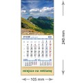 Kalendarze magnetyczne na lodówkę lub kalendarze ścienne MINI - wzór: KM1-118