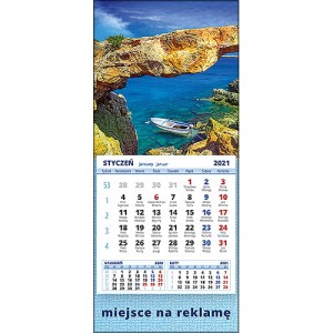 Kalendarze magnetyczne lub ścienne MINI - wzór KM1-125