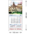 Kalendarze magnetyczne na lodówkę lub kalendarze ścienne MINI - wzór: KM1-132
