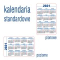 kalendarzyki kieszonkowe - standardowe kalendaria