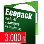 Ecopack 4P z NACIĘCIEM na książeczkę - pakiet 3.000 szt.