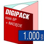 Digipack 6P (z NACIĘCIEM) - pakiet 1.000 szt.
