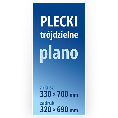 Plecki do kalendarzy trójdzielnych - w atrakcyjnej niskiej cenie