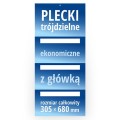 Plecki do kalendarzy trójdzielnych ekonomicznych z główką