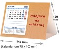 kalendarze biurkowe - piramidki - wzór KP1-097